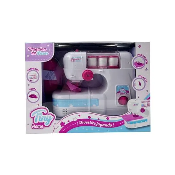 Maquina de coser con luz Tiny home usb en caja 26x19x10 cm