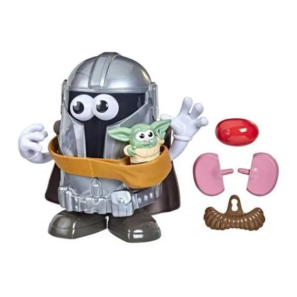 Hasbro potato head - playset - mandaloriano y el niño