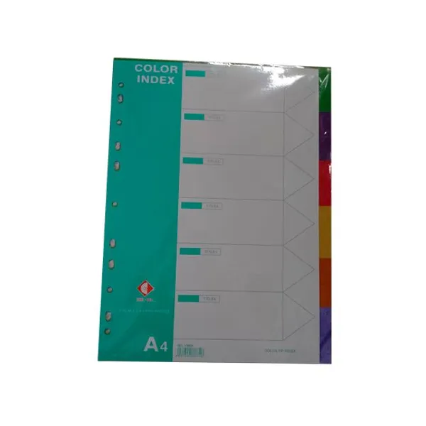 Separador pvc the-pel tamaño a4 6 posic.