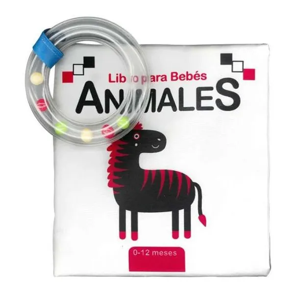 Libro blandito para bebés animales 15 15 cm