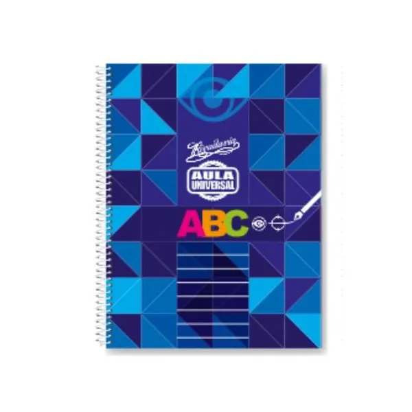 Cuaderno espiral a4 Rivadavia abc aula universal 60 hs.raya