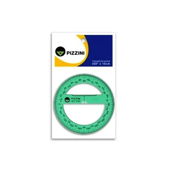Transportador 360ºx10 cm x1 unidad Pizzini