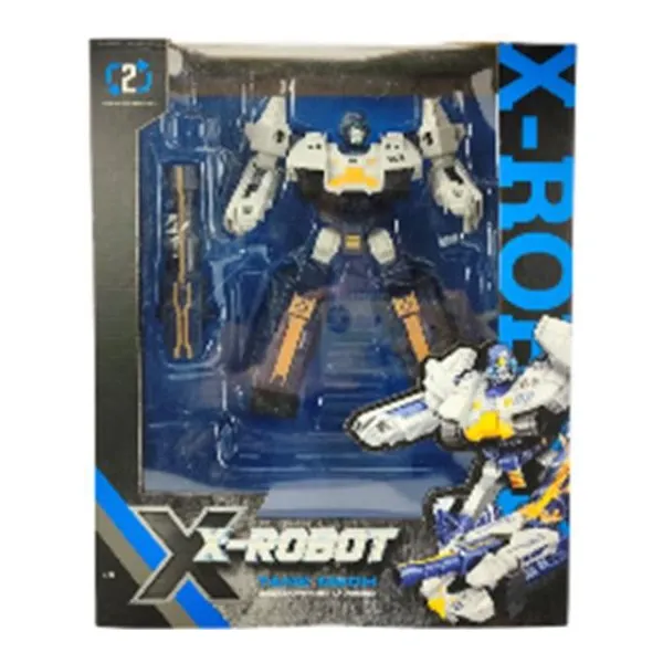 Robot transformer super warrior en caja 30 25 cm