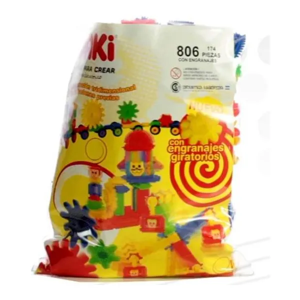 Bolsa 174 piezas con engranajes