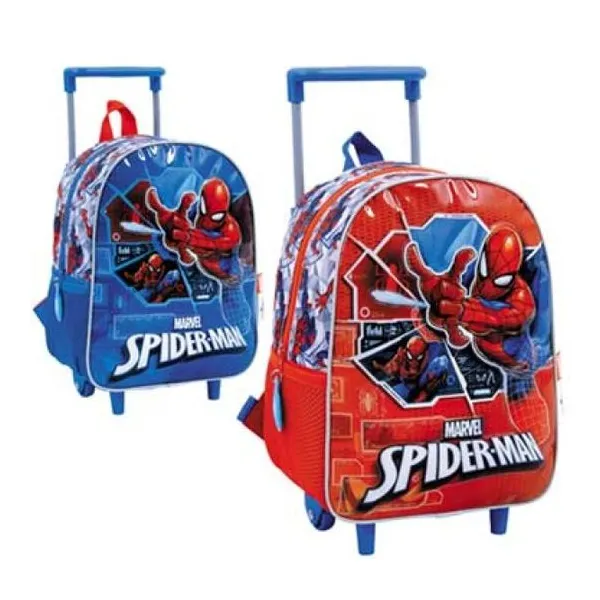 Spiderman mochila 12" carro -tech- surtido