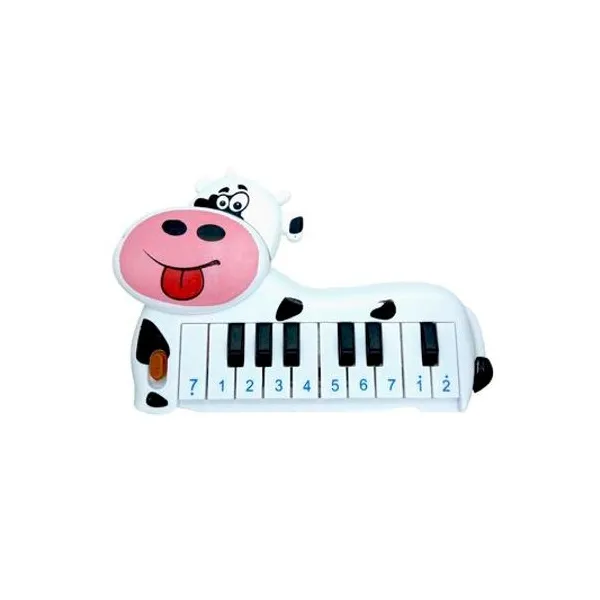 Piano infantil con sonido a pila 19x13x3 cm en bolsa