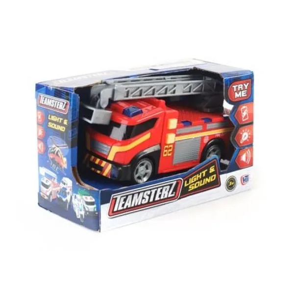 Teamsterz camión de bombero con luz y sonido 15 cm