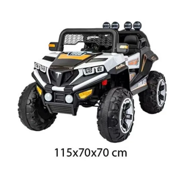 Utv deportivo a batería con luz, sonido y control remoto 12v7a