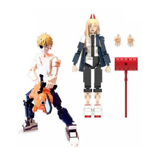 Bldr crunchyroll buildable action figure set