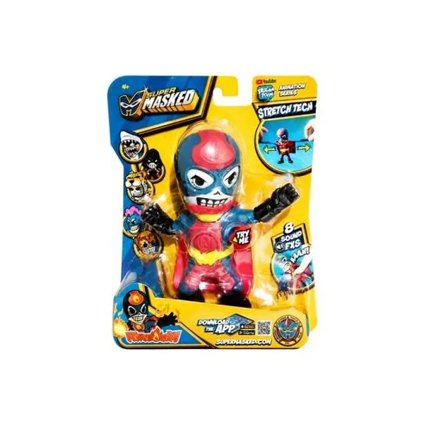 Muñeco elastico super masked pepper man (sin sonido) 15 cm en blister