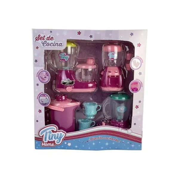 Set de electrodomesticos x4 en caja 31x34x9 cm Tiny