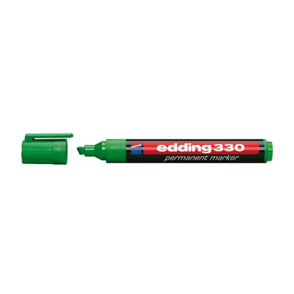 Marcador Edding e 330 permanente para bis.verde