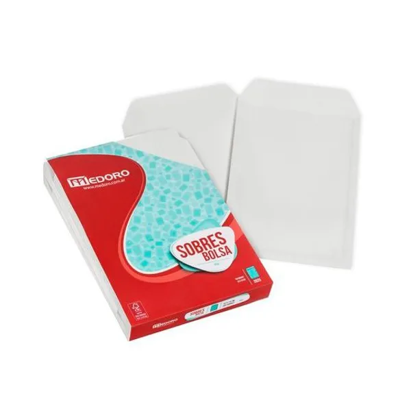Bolsa papel obra medoro 80 grs27 x37 x100 unid.n.° 8