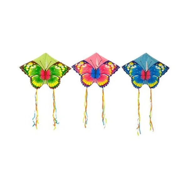Barrilete mariposa 57x100 cm x1 colores surtidos - zz