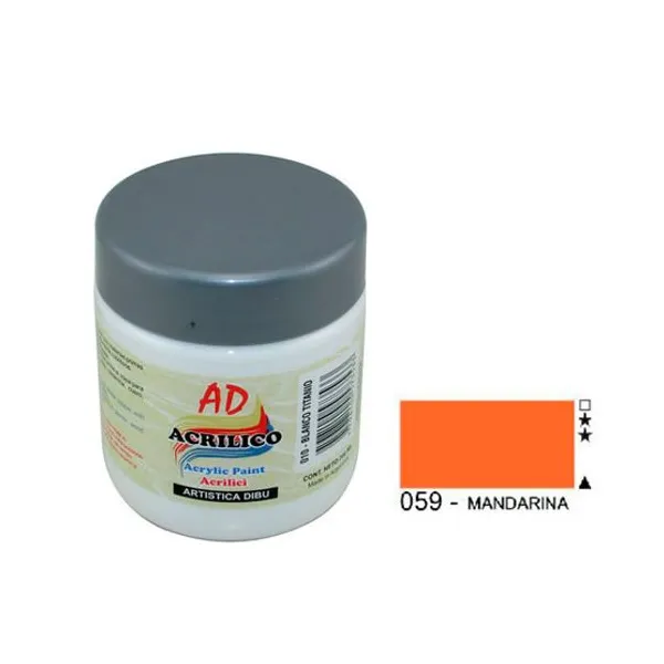 Acrílico ad decorat.200 ml059- mandarina