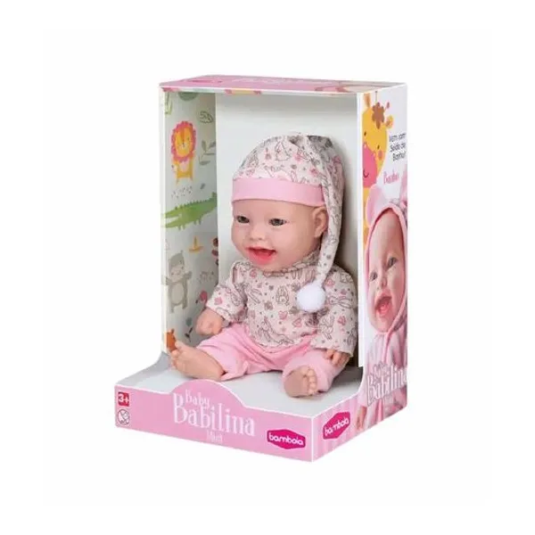 Bebé babilina mini a dormir en caja 14x20x11 cm bambola