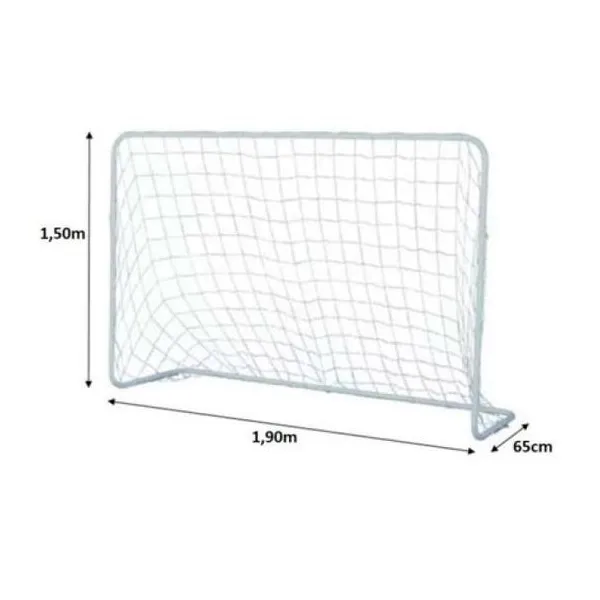 Arco de fútbol de caño extra grande 1.90 x1.50 x0.65 cm