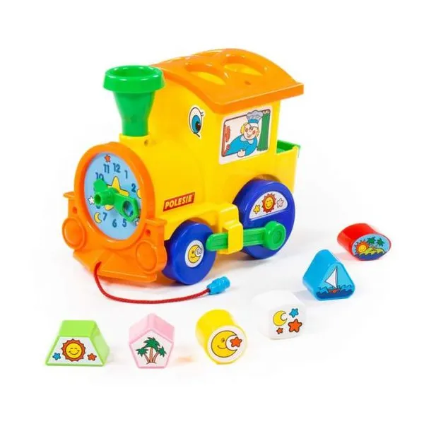 Shape-and-sort locomotive
