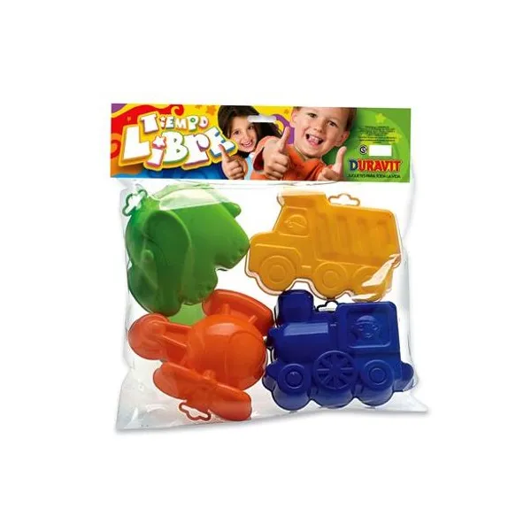 Juego 4 moldes grandes 34x30x4 cm Duravit
