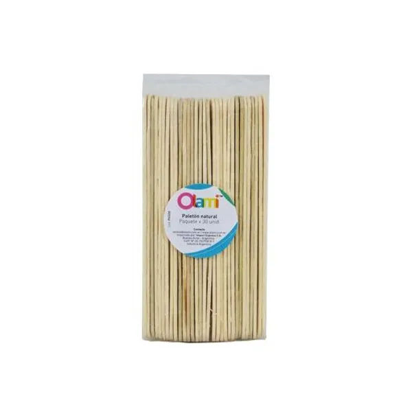 Palitos de helado paleton natural bolsa x30 unidades olami