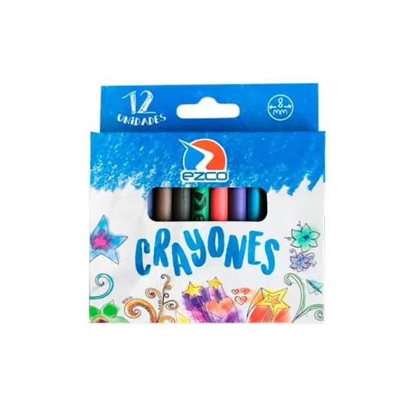 Cerita crayón Ezco x12 colores surtidos