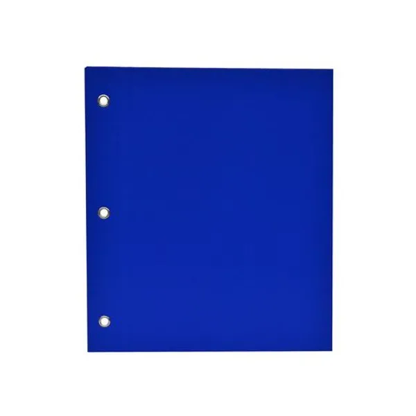 Carpeta n.° 3 dos tapas forrada pp azul Ezco