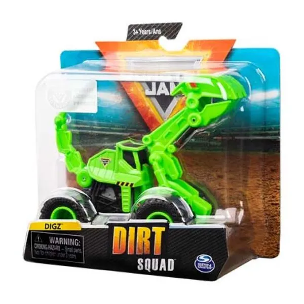 Monster jam vehículo en blister dirt squad - surtidos