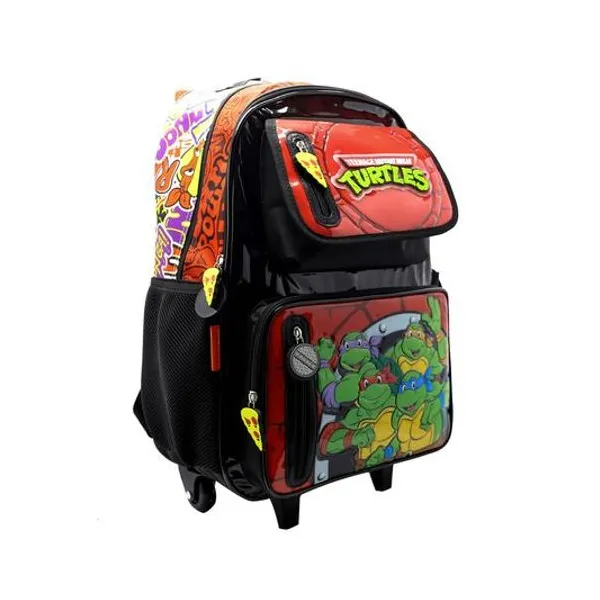 Mochila 18" con carro tortujas ninjas Cresko