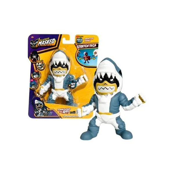 Muñeco elastico super masked jaw boy (sin sonido) 15 cm en blister