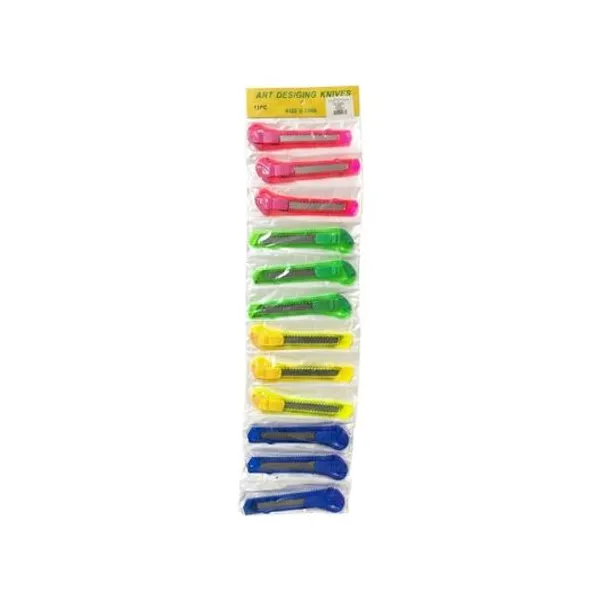Trincheta 18 mm 15 cm blister x12 unidades