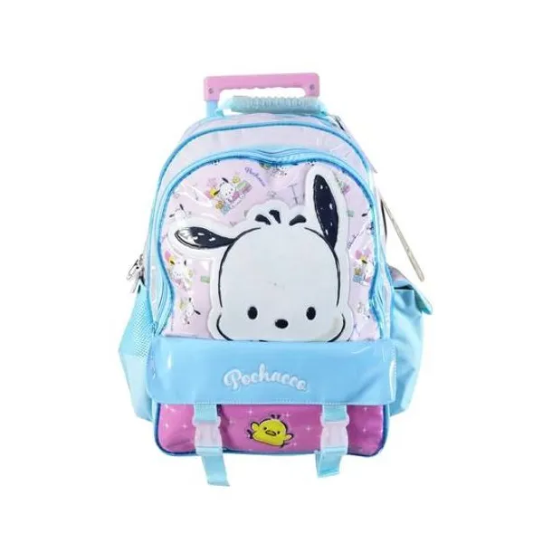 Mochila 18" carro pochacco sanrio amistad Cresko
