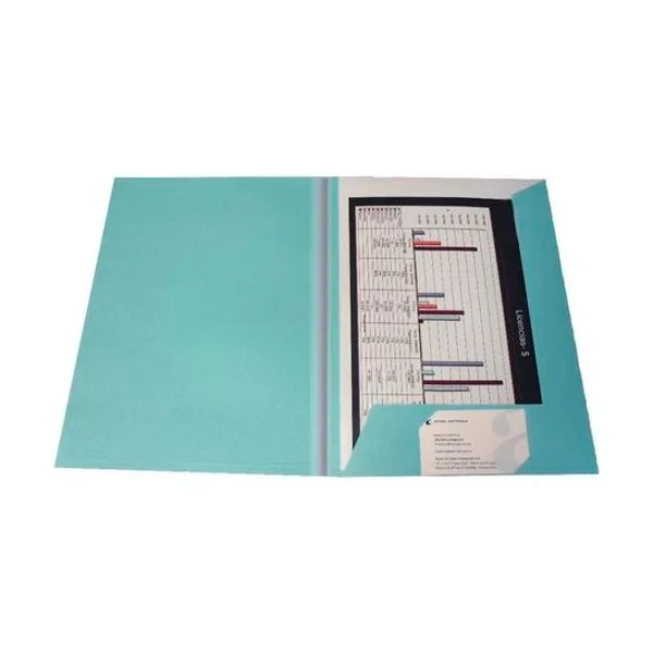 Carpeta a4 presentacion 170 g celeste congreso