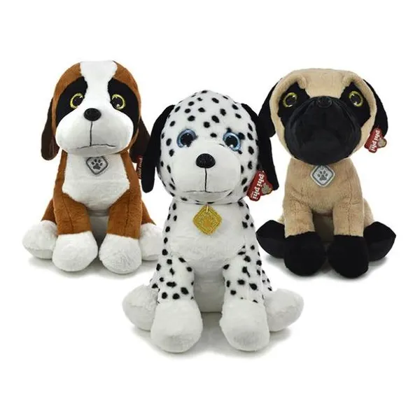 Perros sentados 3 razas 60 cm