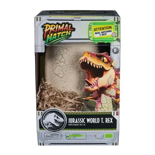 Primal hatch dinosaurio interactivo jurassic world t rex