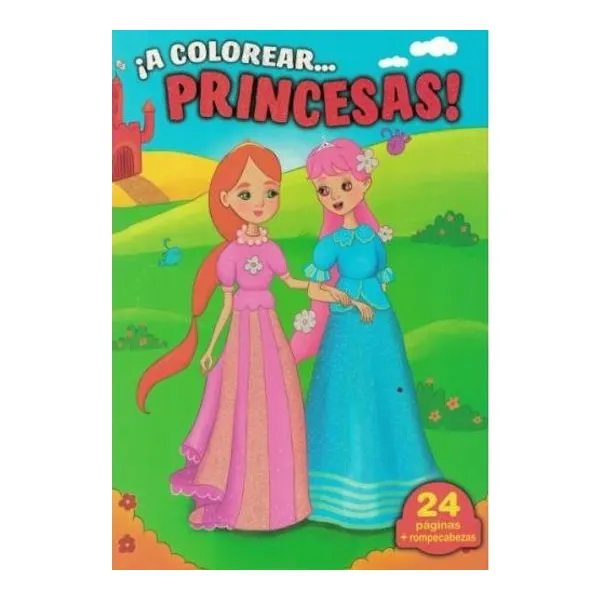 A colorear… princesas!
