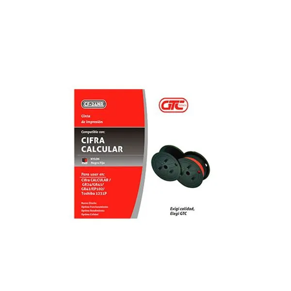 Cinta gtc para maquina cifra nylon n/r.