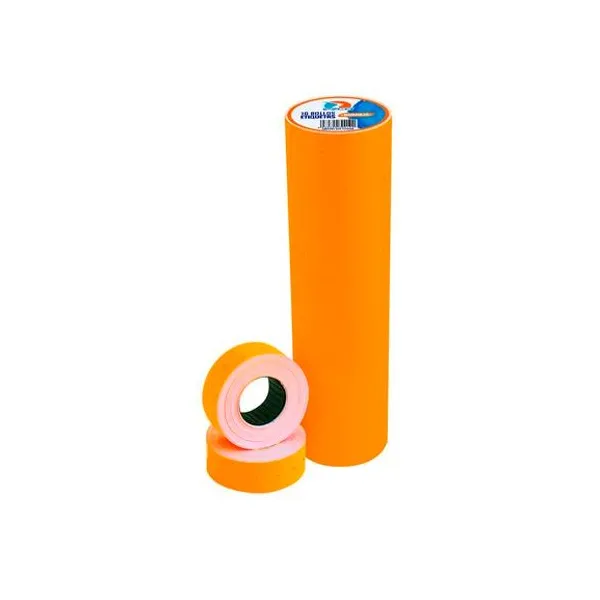 Rollo para etiquetadora naranja x10 unidades Ezco