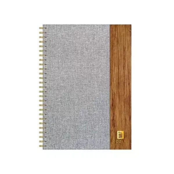Cuaderno espiral a4 rozini legna t/dura 90 hjs.cuadro