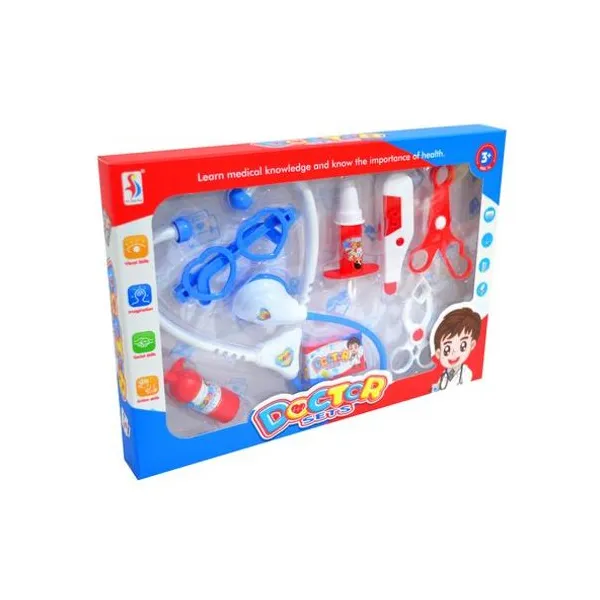 Set de doctor 8 piezas en caja 35x25x4 cm