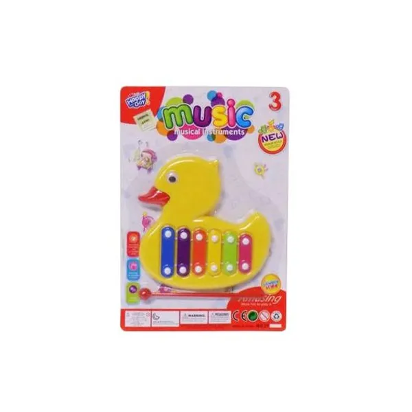 Xilofon pato en blister 25x18x2 cm
