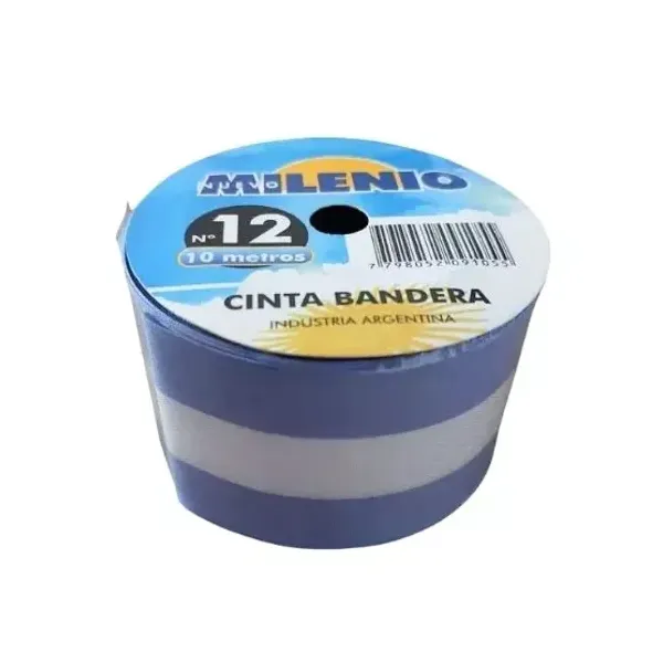 Cinta bandera argentina n.° 12 -50 mmx 10 mts