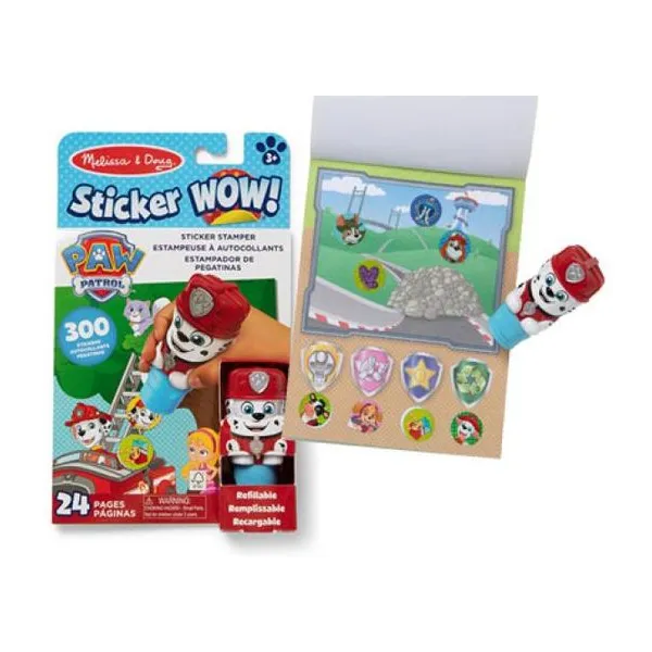 Melissa & doug Paw Patrol - block 24 páginas con stickers para pegar