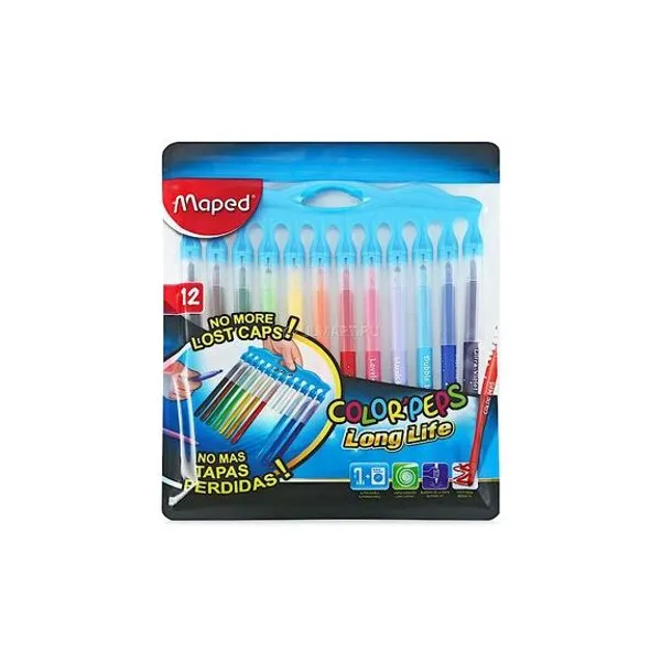 Marcador al agua long life caja x12 Maped