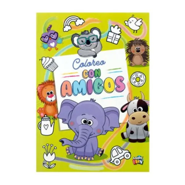 Coloreo con amigos 20 28 cm