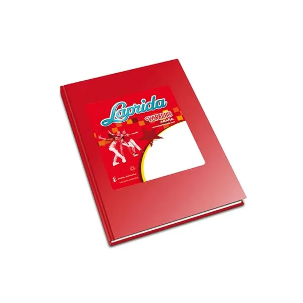Cuaderno tapa dura Laprida forr.x 50 hs.cuad rojo