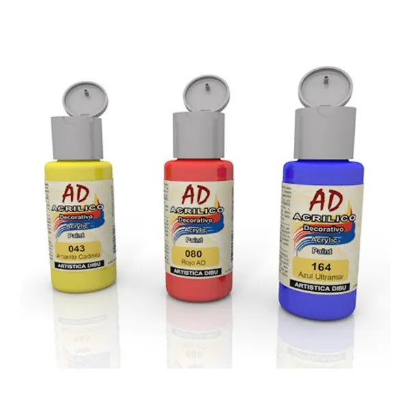 Acrílico ad decorat.50/60 ml010- blanco titanio