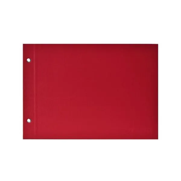 Carpeta n.° 5 dos tapas forrada pp roja Ezco