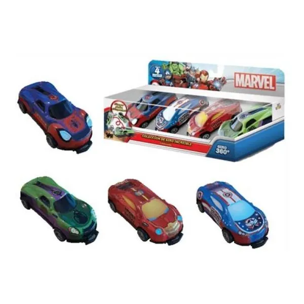 Pack x4 autos Marvel twist 360°