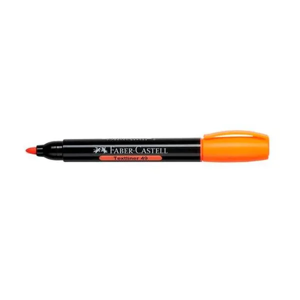 Resaltador textliner 49 naranja caja x12 faber