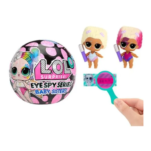 Lol surprise! baby sisters eye spy fairy series 6 cm surtido ,cambia de color